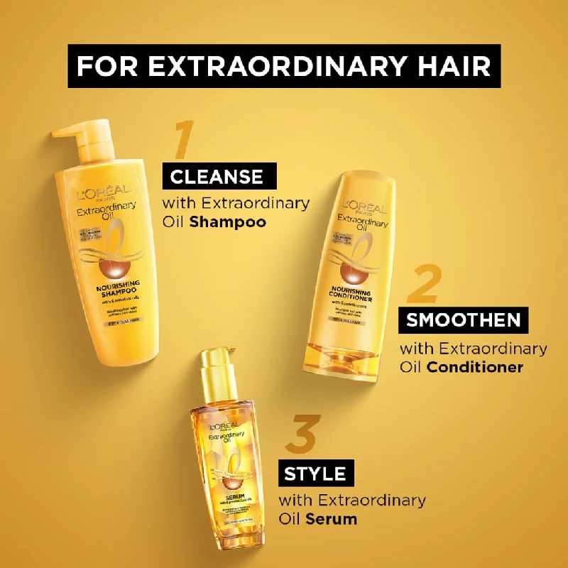 Loreal Paris Extraordinary Oil Nourishing Conditioner For Dry & Dull Hair, 180 ml-7.webp